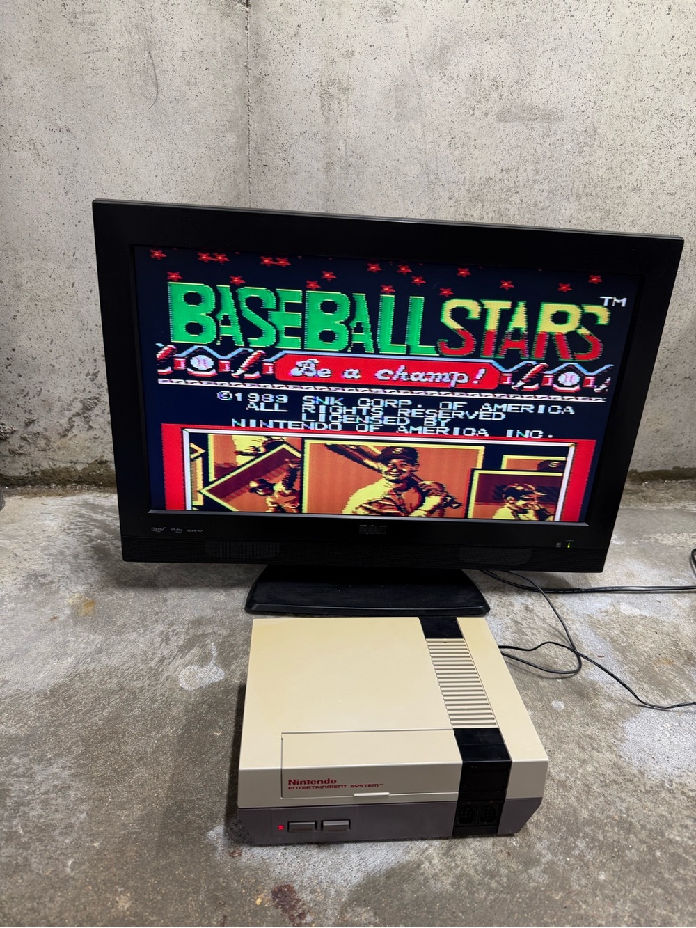 SNK Baseball Stars Nintendo NES Tested Authentic - Picture 2 of 6